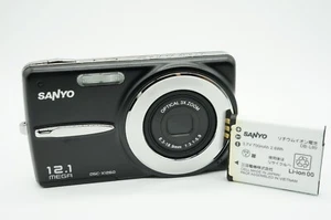 SANYO DSC-X1260 Black Compact Digital Camera from Japan TESTED w/ Battery - Picture 1 of 20