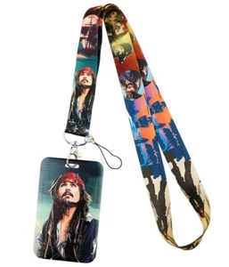 Pirates of The Caribbean Movie Themed Lanyard With ID Holder Keychain - Bild 1 von 1