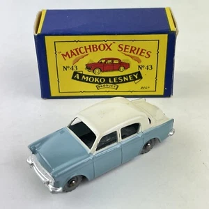 Vintage Boxed Matchbox Series Moko Lesney No. 43 Hillman Minx - Picture 1 of 21