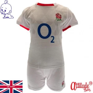 Kits de rugby para bebés de Inglaterra - Kit oficial de rugby para bebés de Inglaterra - Kits de rugby para bebés niños pequeños - Imagen 1 de 2