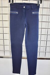 J CREW Girls Dark Blue Cotton Blend Junior Stretch Pants/Jegging Size 14 On Sale