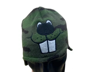 Stihl Chainsaw Outfitters Child Beanie with Flaps Rare Buzz The Beaver Camo - Picture 1 of 11