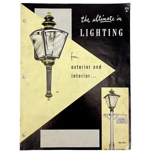 Vintage 1960 ARTOLIER Home Lantern Lighting Fixtures CATALOG MCM ARCHITECTURE NJ - Picture 1 of 6
