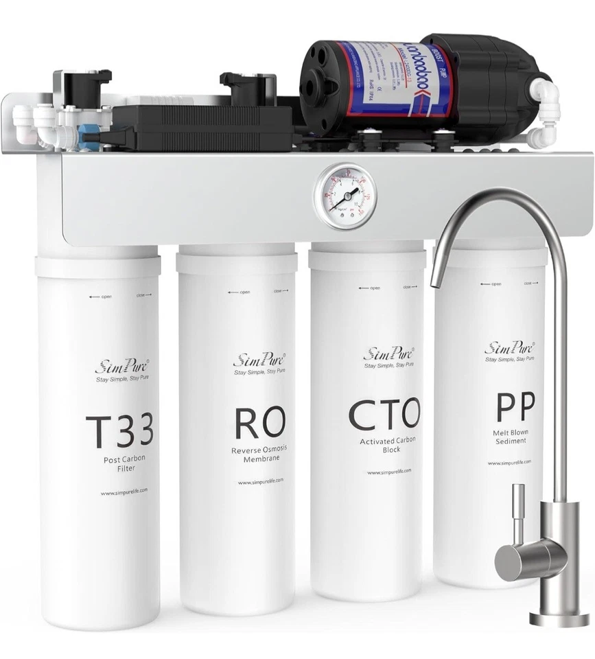 SimPure Tankless UV Reverse Osmosis System, NSF/ANSI 58 Certified, RO Water... - Image 1 of 4