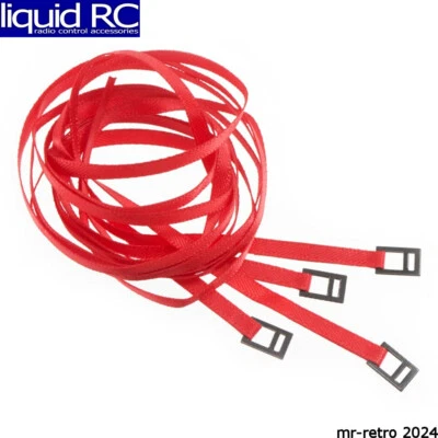 RC4WD Z-S0929 RC4WD Red Tie Down Strap w/Metal Latch - Image 1 of 3