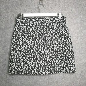 Sportsgirl Womens Skirt Size S Small Black White Leopard Print Stretchy & Sexy - Picture 1 of 10