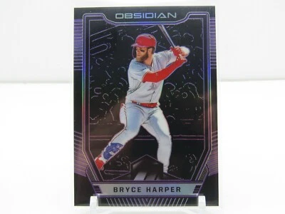 BRYCE HARPER 2019 CHRONICLES OBSIDIAN ELECTRIC ETCH PURPLE #89/99- PHILLIES!! - Image 1 of 2