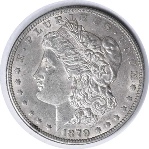 1879-S VAM 25 Morgan Silver Dollar Reverse of 1878 AU Uncertified #921 - Picture 1 of 2