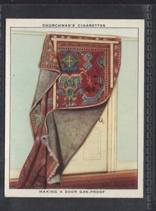 WW2 AIR RAID PRECAUTIONS - GAS PROOF A DOOR - 90 + year old UK Card # 3 - Picture 1 of 2
