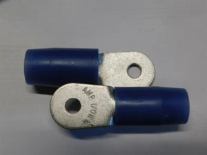 2 TE Connectivity 324056 1/0 AWG Wire Size, 1/4" Stud, Ring Tongue Terminals - Picture 1 of 1