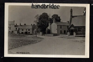 Newbiggin, vista al pueblo - este de Penrith - postal fotográfica real - Imagen 1 de 1