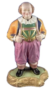 Antique 19tC Minton Porcelain Easy Johnny Nodder Figurine Figure English England - Picture 1 of 6