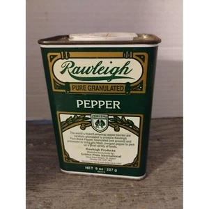 Rawleigh’s Pure Granulated Pepper Tin Old Advertising Spice Can - Picture 1 of 7