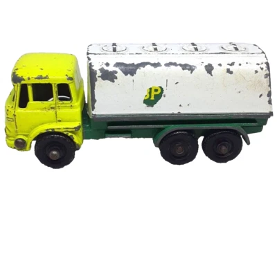 Petrolero Lesney Matchbox BP No. 25 1964 verde hecho en Reino Unido Foto 1 de 4