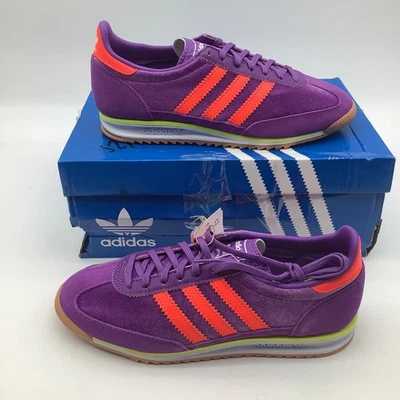 Adidas Originales SL 72 OG W Púrpura Naranja Para Mujer Retro Zapatos para Correr Talla 7 Nuevos Foto 1 de 4