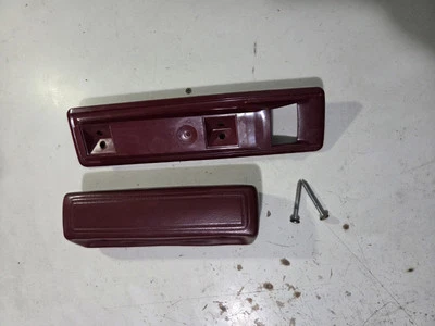 1978-1993 Dodge Ram Van Complete Armrest Left or Right B150 B250 B350 OEM RED  - Image 1 of 3