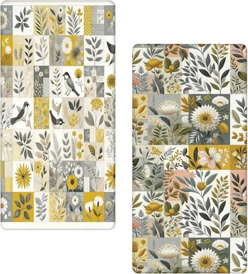 Ambesonne BOHO 2 Pack Twin Fitted Sheets Earth Yellow Champagen - Image 1 of 3