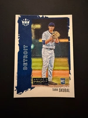 2021 Tarik Skubal Detroit Tigers Panini Diamond Kings Blue Rookie card#132-READ - Image 1 of 2