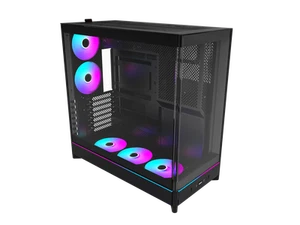 MONTECH HS02 PRO, ATX Mid-Tower PC Case, Gaming PC, High-Airflow, Reversible Lay - Zdjęcie 1 z 12