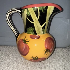 Jarra grande Bloody Mary de cerámica DROLL DESIGNS tomates apio - Imagen 1 de 10