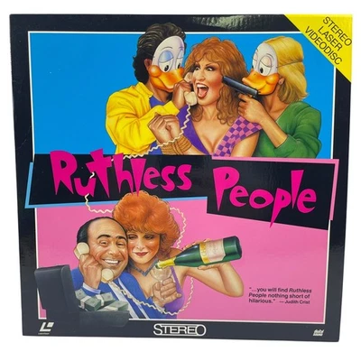 Ruthless People LaserDisc 1986 Comedy R Rated Touchstone Home Video Foto 1 de 3