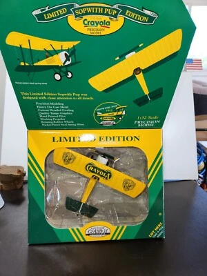 Limited Edition Crayola Die Cast Metal Airplane 1:32 Sopwith Pup 1917 Gearbox - Image 1 of 4