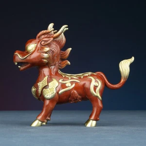 Buntes Kupfer Biest niedliche Version von Kirin Dekoration Wohndeko Ideen - Bild 1 von 17