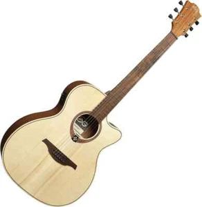 LAG T70ACE-NAT Tramontane Auditorium Western Gitarre Tonabnehmer Cutaway Natur - Bild 1 von 5