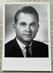 George Wallace Signed Photo 3x5 Black White Card Stock Alabama Governor No COA - Picture 1 of 8