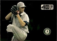 2002 Upper Deck 40-Man Electric #1134 Tim Hudson Oakland Athletics