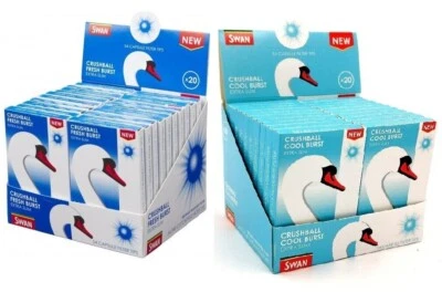 SWAN CRUSHBALL FRESH / COOL BURST EXTRA SLIM FILTER TIPS MULTI 1 5 10  - Image 1 of 4