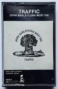 TRAFFIC - JOHN BARLEYCORN MUST DIE CASSETTE ALBUM 1983 (ISLAND RECORDS) - Picture 1 of 12