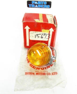 Conjunto de intermitente delantero izquierdo genuino Honda CB125 CT70 S90 33450-056-671 NUEVO DE STOCK Foto 1 de 3