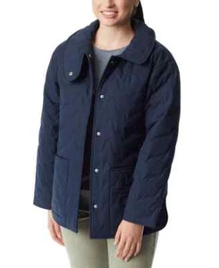 Bass Outdoor Women's Quilted Long-Sleeve Jacket, Navy Blazer, XL - Picture 1 of 5