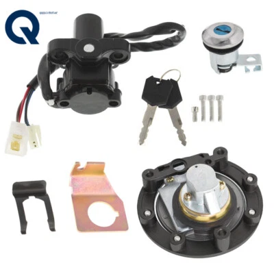 For Yamaha YZF R1 2004-2015 R6 2006-2015 Ignition Switch Lock Set Gas Cap & Key - Image 1 of 4