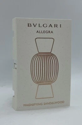 Bvlgari Allegra Magnifying Sandalwood Luxus 1,5ml Seltenheit Damenduft