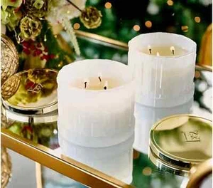 Elton John by Slatkin + Co. Set of 2 14oz Snowy Spruce Scented Candles HomeWorx - Picture 1 of 7