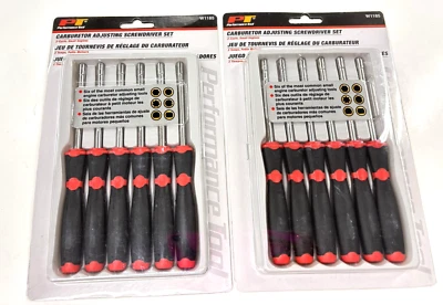 2 Performance Tool W1185  Small Engine Carburetor Adjuster Screwdriver 6-Pc Sets - Image 1 of 4