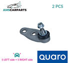 Suspension Ball Joint Pair Front Lower Qs0369 Hq Quaro 2Pcs New Oe Replacement
