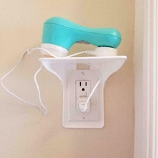 Wall Outlet Shelf Holder Charging Socket Storage Power Phone Perch Rack Hom R8I4