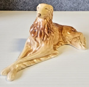 Sylvac England Borzoi Figurine Dog Russian Wolfhound 1940s - Picture 1 of 9