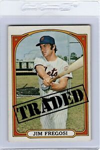 1972 Topps #755 JIM FREGOSI New York Mets Traded HIGH NUMBER