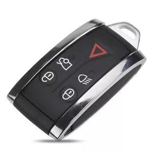 Coque de Clé Télécommande 5 Boutons pour Jaguar X XF XK XKR Smart Prox avec Lame - Imagen 1 de 8
