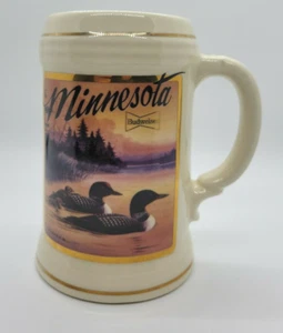 1991 Budweiser Minnesota Numbered Collector Loon Stein 1st in the Series. - Picture 1 of 8