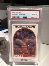 1989 MICHAEL JORDAN NBA Hoops PSA 10 Chicago Bulls HOF GOAT 🔥🔥🔥