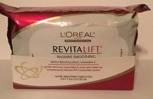 L'Oreal Paris Revitalift Radiant Smoothing Vitamin C Wet Towelettes, je 30ct - Bild 1 von 10