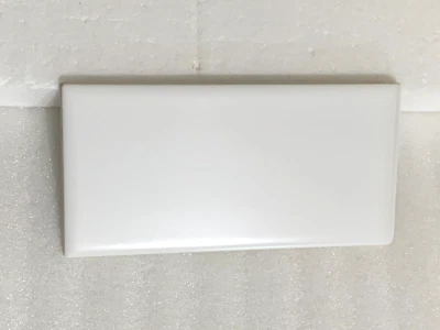 NEW  AO CERAMIC TILE ( 3" Bullnose )  X  6") DESIGNER WHITE #61  MATTE * 4 * pcs - Image 1 of 4