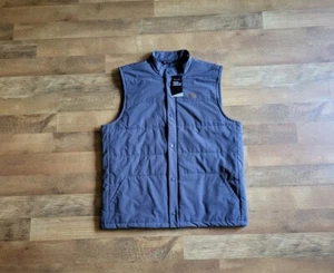 TRAVIS MATHEW men's small grey full zip vest performance sweater activewear - Picture 1 of 6