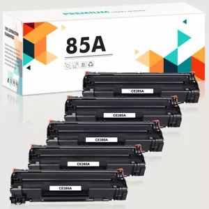 5 Pack CE285A Toner Cartridges for HP 85A LaserJet P1102w M1130 M1132 M1212nf - Picture 1 of 12