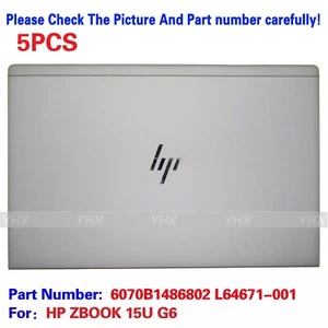 5X Nuevo Para HP ZBOOK 15U G6 Lcd Cubierta Trasera Superior Estuche 6070B1486802 L64671-001 - Imagen 1 de 5